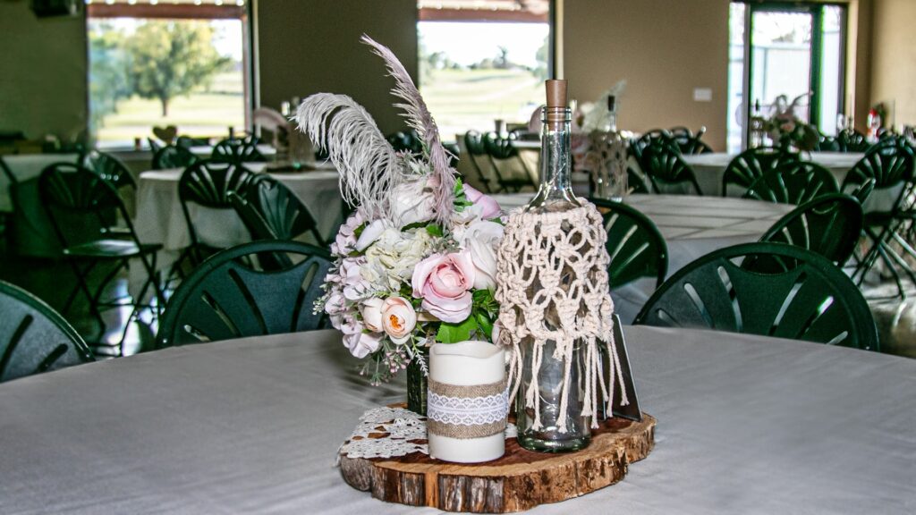 Reception Room Decor at Sayre National Golf Course
